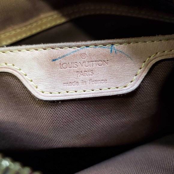 Louis Vuitton Brown Monogram Tote - Picture 3 of 11